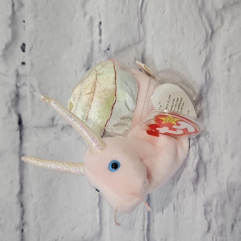 Ty beanie baby Swirly the iridescent snail